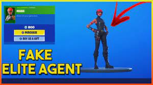 Discover all about this epic fortnite outfit ‎✅ all information about elite agent skin here at ④nite.site. Fake Elite Agent Fortnite Battle Royale Slo Youtube