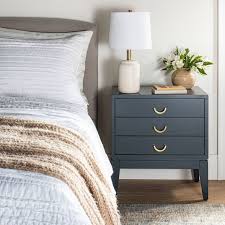 Attach the bottom stretcher first and align it with the. Quail Hill 3 Drawer Nightstand Mount Etna Blue Threshold Designed With Studio Mcgee 3 Drawer Nightstand Bedroom Night Stands Drawer Nightstand