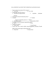 Check spelling or type a new query. Soal Pretest Dan Post Test Orientasi Karyawan Baru