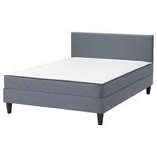 Springboxbett reander in grau und weiß mit led beleuchtung. Sabovik Boxbett Komplett Fest Vissle Grau Ikea Osterreich