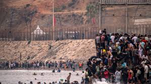 60,000 migrants surge Spain's border from Morocco, Trump warns it 'could  happen' in US