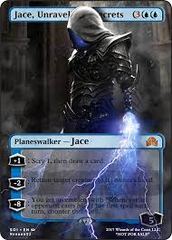 Jace Unraveler Of Secrets If You Have Any Suggestions For A Card You Would Like To See Let Me Know Magic The Gathering Cards Mtg Planeswalkers Mtg Altered Art