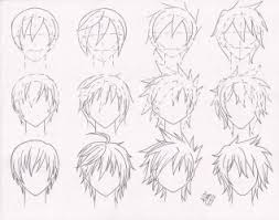 Male anime hairstyles drawing at getdrawings. Boy Hairstyles Drawing Easy Easy Hairstyles
