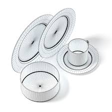 Black Dishes Set 3d Model Dish Sets 3d Model Black