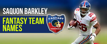 2014 world cup stars 211; Hilarious Saquon Barkley Fantasy Team Names W Logos