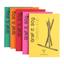 Hr 505 049 00 Clairefontaine Graf It 90g Sketch Pad Assorted Colors 1 Jpg 1000 1000 Exacompta Pad