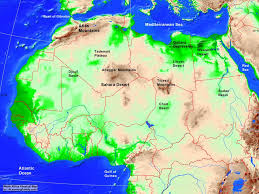 This downloadable blank map of africa makes that challenge a little easier. North Africa Physical Map A Learning Family