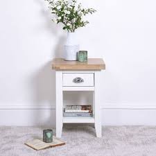 Buy bathroom furniture at discounted prices online ✓ huge selection of units, fitted furniture & sets from leading uk brands ✓ over 400,000 happy customers. Tetbury White Side Table White Wood Side Table