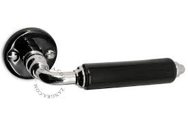 Poignee Double Cylindre Pour Porte Porcelaine Noire Porcelaine Noire Poignee De Porte Porcelaine Poignee De Porte