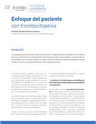 La palabra trombocitopenia está formada con raíces griegas y significa reducción coagulación de la sangre. Pdf Enfoque Del Paciente Con Trombocitopenia
