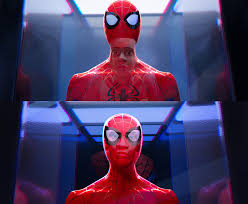 In Spider Man Into The Spiderverse You Can See When Miles Is Finally Ready To Become Spider Man By How Much His Reflection Fills The Suit Moviedetails When wilsonkingpin fisk utilizes a super collider, others from across the spider. in spider man into the spiderverse