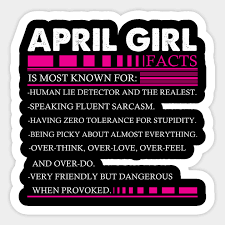 Built by trivia lovers for trivia lovers, this free online trivia game will test your ability to separate fact from fiction. April Girl Facts Is Most Know April Girl Facts Is Know For Human Lie Sticker Teepublic