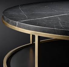 Nicholas Marble Round Coffee Table Table Basse Salon Table Basse Decoration Interieure