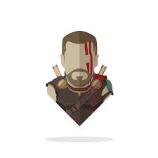 Thor Ragnarok Flat Design By Moritz Adam Schmitt Marvel Comics Wallpaper Marvel Canvas Marvel Paintings