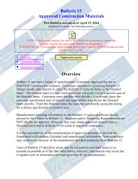 Read or download ford thunderbird radio wiring diagram for free wiring diagram at soadiagram.tornaventomilano.it. Bulletin 15 Approved Construction Materials