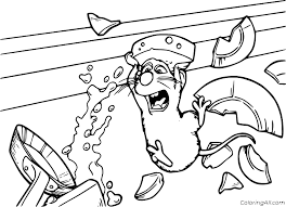 Together, they work as a team to succeed. Ratatouille Coloring Pages Coloringall