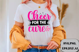 Cheer for the Cure SVG Graphic by ak-graphics · Creative Fabrica