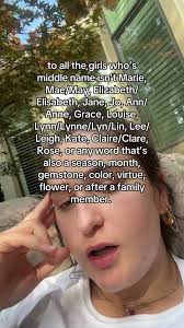 #fyp #foryou #fypage #middlename #girls #special