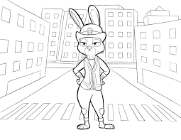 Printable easy drawing zootopia coloring page. Zootopia Coloring Pages Best Coloring Pages For Kids