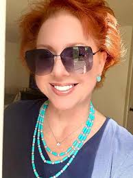 Watching TV with us.