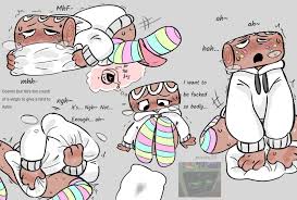 dandys world, cosmo (dandys world), astro x cosmo, bottom, cosmo x astro  - R34 Vault