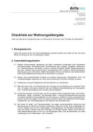 Kontrollieren sie die farbanstriche und tapeten in der wohnung. Checkliste Zur Wohnungsubergabe Deltacasa