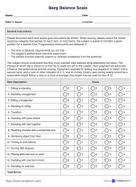 Berg Balance Scale