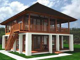 Ukuran bukaan jendela dengan ketinggian rata2 +3m berbahan kayu solid. 100 Gambar Rumah Panggung Minimalis Sederhana Gambar Desain Rumah Minimalis