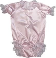 CUDDLZ Short Pink Satin Zip Fastening Adult Onesie Sissy Romper ABDL Body  Suit Ladies Mens Womens …