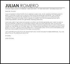 Prep Cook Cover Letter Sample Cover Letter Templates Examples