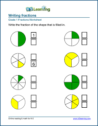 1st Grade Fractions Math Worksheets K5 Learning Fractions Worksheets Learning Fractions Math Fractions Worksheets