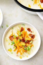 Additional potatoes, whirred in the food processor, plus dry milk powder help keep the soup's thick creamy texture. The Best Creamy Potato Soup Delicrunch Recipes
