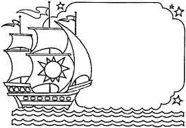 Columbus discovers america coloring page: Columbus Day The New World Coloring Page Supplyme