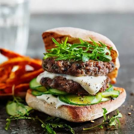 Low Protein Burger Mix. Lamb and Mint Burgers