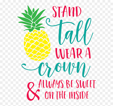 Download Be A Pineapple Quotes Pineapple Quote Transparent Hd Png Download Vhv