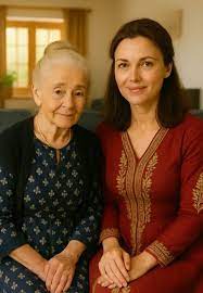 My mother is 89. Two years ago, she moved in with me. Each morning I hear  her getting up at around 7:30 AM. She then baby talks to and feeds the 23