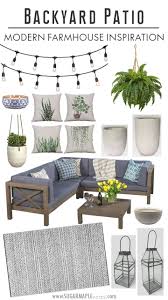Give your space an unexpected look with just a few easy refreshes — think neutral hues, wood accents, and clean lines. Modern Farmhouse Patio Inspiration Sugar Maple Notes