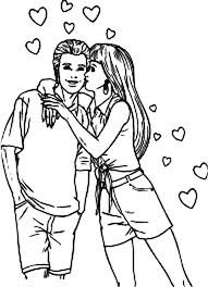 In this coloring page we can see that barbie and ken are in love. Coloring Pages Barbie Doll Coloring Pages For Kids