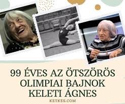 While representing hungary in the summer olympics. 99 Eves Lett Hazank Legsikeresebb Tornasza Keleti Agnes Ketkes Com