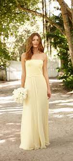 Lauren Ralph Lauren Wedding Sweet And Modern A Pale Yellow Bridesmaid Dress Is A Must Have F Yellow Bridesmaid Dresses Dresses Pale Yellow Bridesmaid Dresses
