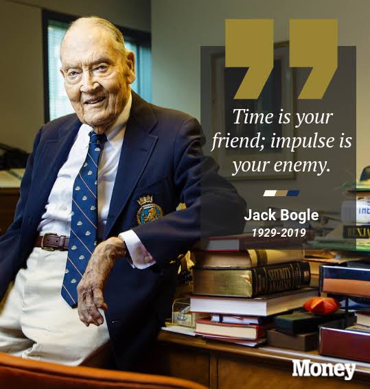 John "Jack" Bogle, who founded Vanguard Group and revolutionized the way  millions of Americans save and invest, died on Wednesday at 89 years old.  His best-known legacy is the index fund, a