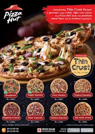 Have You Tried Our Latest Range Of Thin Crust Pizzas Pizzahutlanka