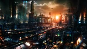 Click any of the tags below to browse for similar wallpapers and stock photos: Future City Sunset Wallpaper