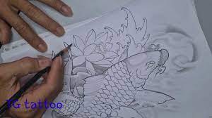 Trên mỗi hình xăm là một câu chuyện, một ý nghĩa riêng, đồng thời cũng thể hiện tính cách, phong cách của mỗi người. Cach Váº½ Ca Chep 4 Hinh XÄƒm Ca Chep Tráº§n Giau Tattoo Youtube