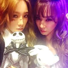 Gambar Foto Tae Yeon dan Tiffany Girls' Generation di Pesta Halloween SM  Entertainment