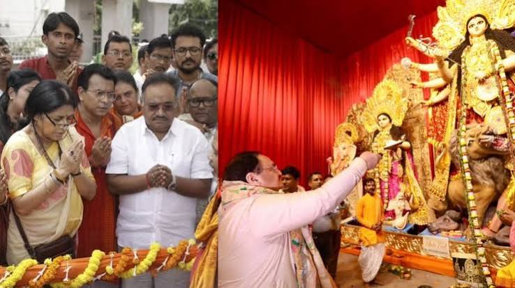West Bengal BJP Durga Puja 2025: ফের ধুমধাম করে দুর্গাপুজো করছে BJP, টার্গেট সেই 'বাঙালি' আবেগ, কুড়িতে যা পঁচিশেও তাই - bjp durga puja 2026 bengal elections arg - Aaj Tak Bangla