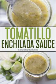 Cilantro Lime Enchilada Sauce The Best Green Enchilada Sauce Recipe Green Enchilada Sauce Canning Recipes Salad Dressing Recipes Homemade