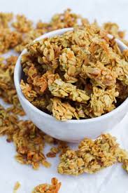 Orange Turmeric Granola Gluten Free Refined Sugar Free Vegan Option Mile High Mitt Gluten Free Granola Perfect Healthy Breakfast Plant Based Diet Recipes