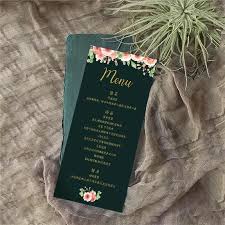 Event program design is easy with adobe spark. Free Shipping Wedding Favors Flora Menu Custom Business Program List Design Your Own Birthday Party Thank You Card For Guests Party Diy Decorations Aliexpress