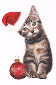 Santa Claws By Karen Hull Xmas Drawing Pencil Drawings Of Animals Christmas Drawing